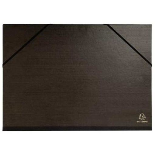 Picture of EXACOMPTA A3 CARDBOARD ART CASE KRAFT BLACK